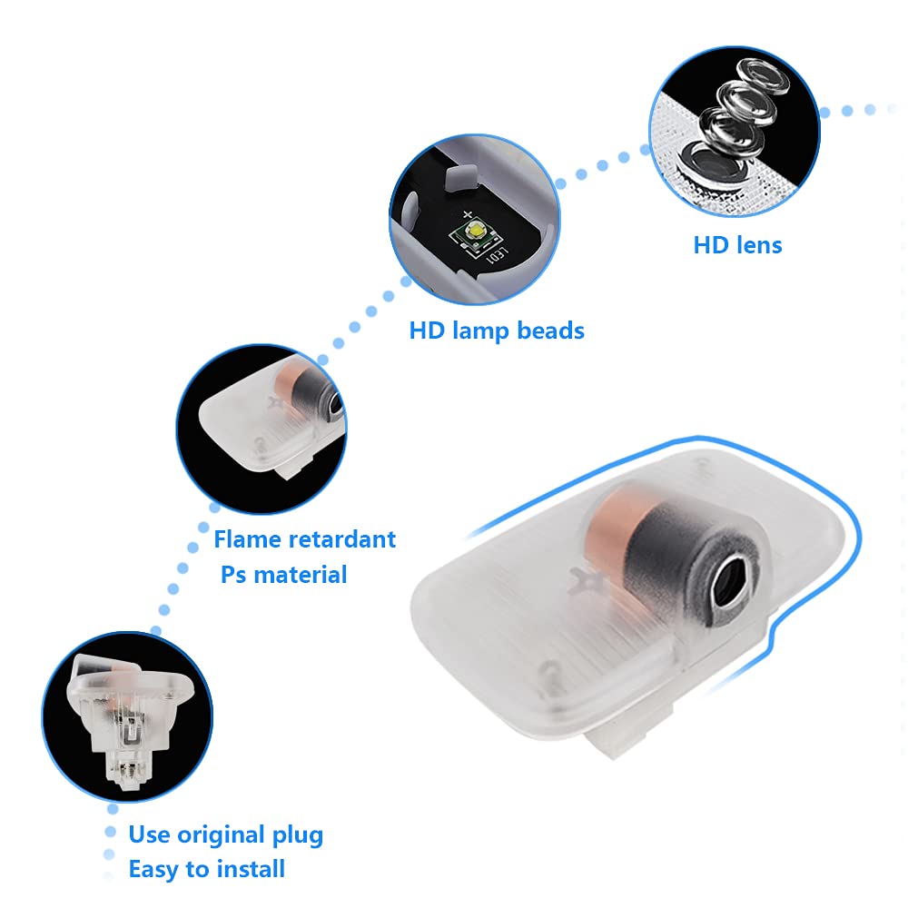 Amazon.com: uuakarin 2 pcs LED Car Door Logo Projector Ghost